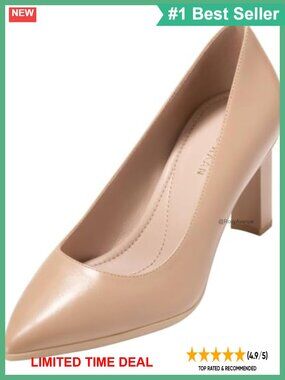 Leather High Heel Pumps with Luxury Cushioning, 75mm Semi Formal
